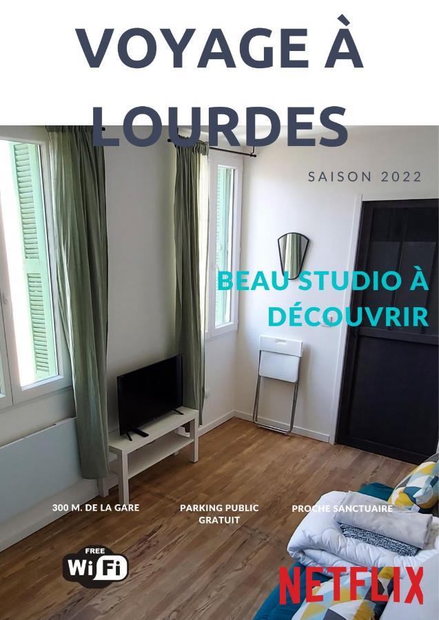Studio Cosy Proche Gare Et Centre Ville Lourdes Exterior foto